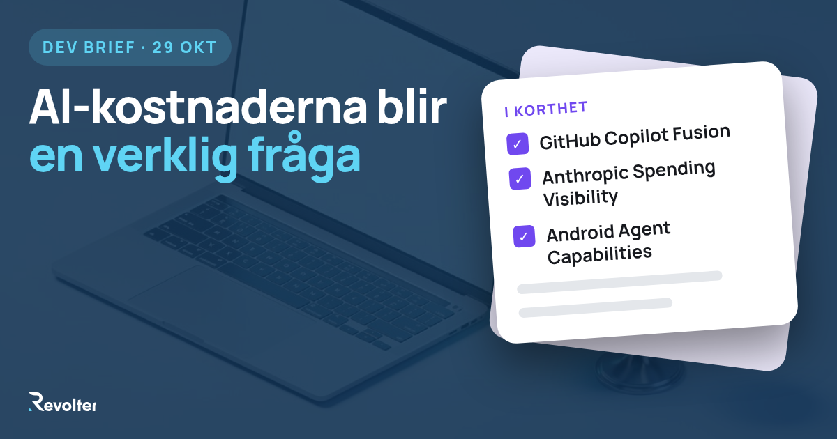 Revolters dagliga dev-brief, torsdag 29 oktober 2026