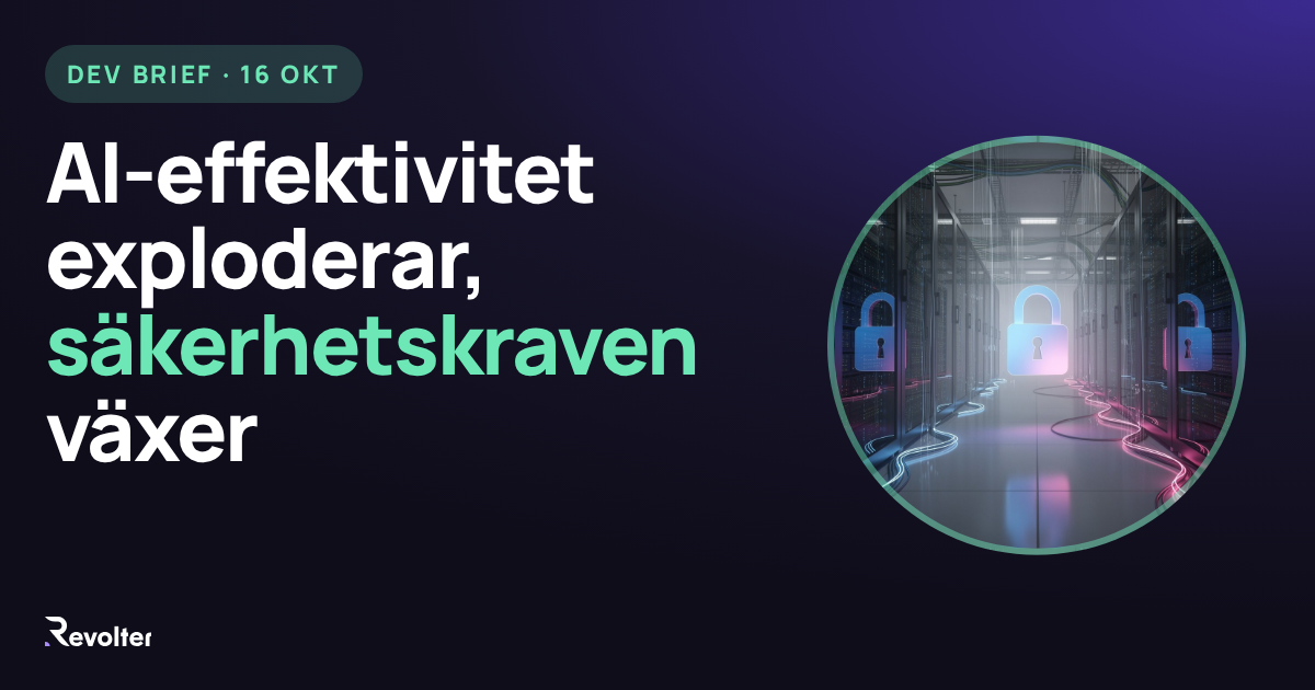 Revolters dagliga dev-brief, fredag 16 oktober 2026