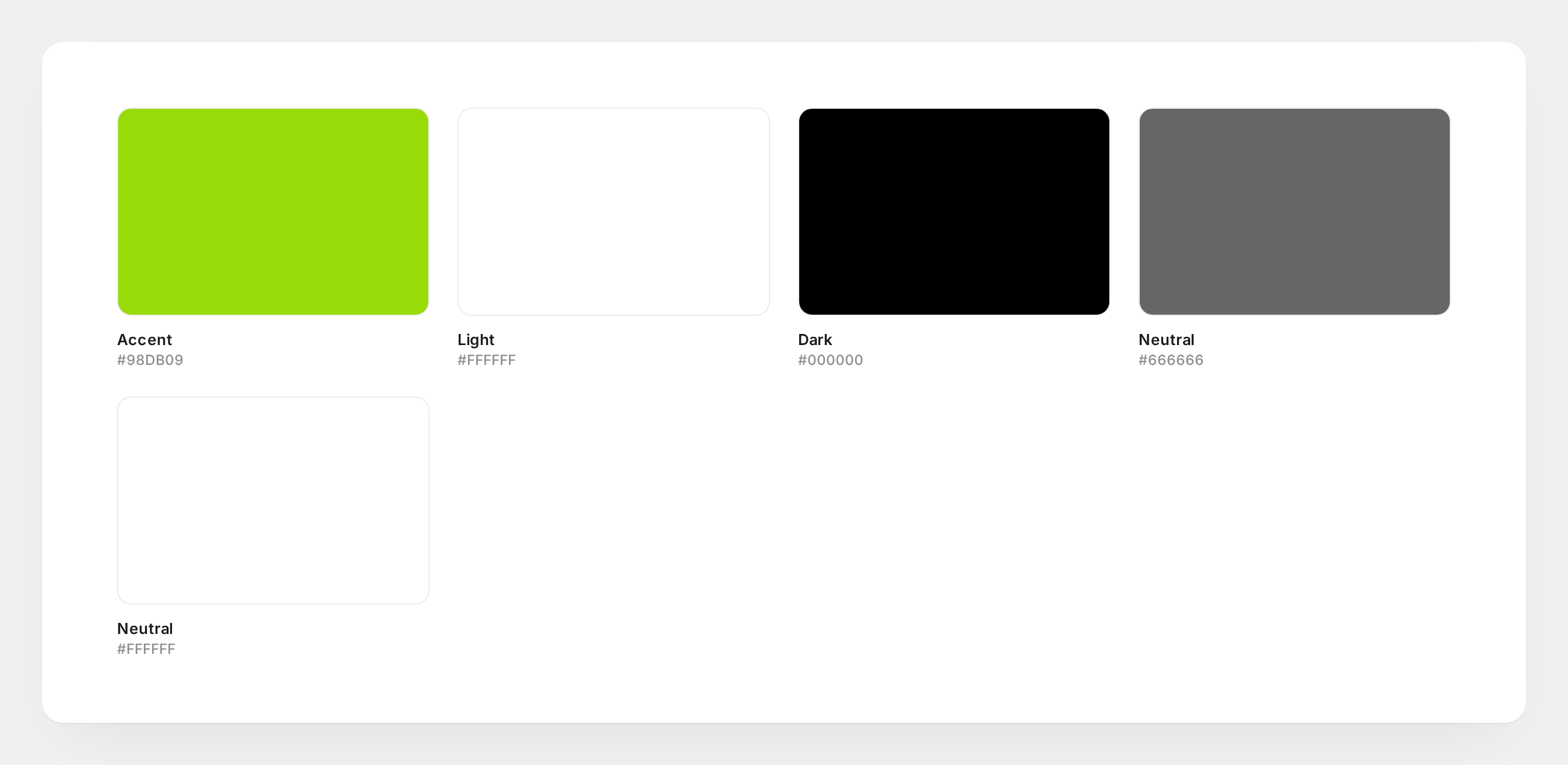 Color palette