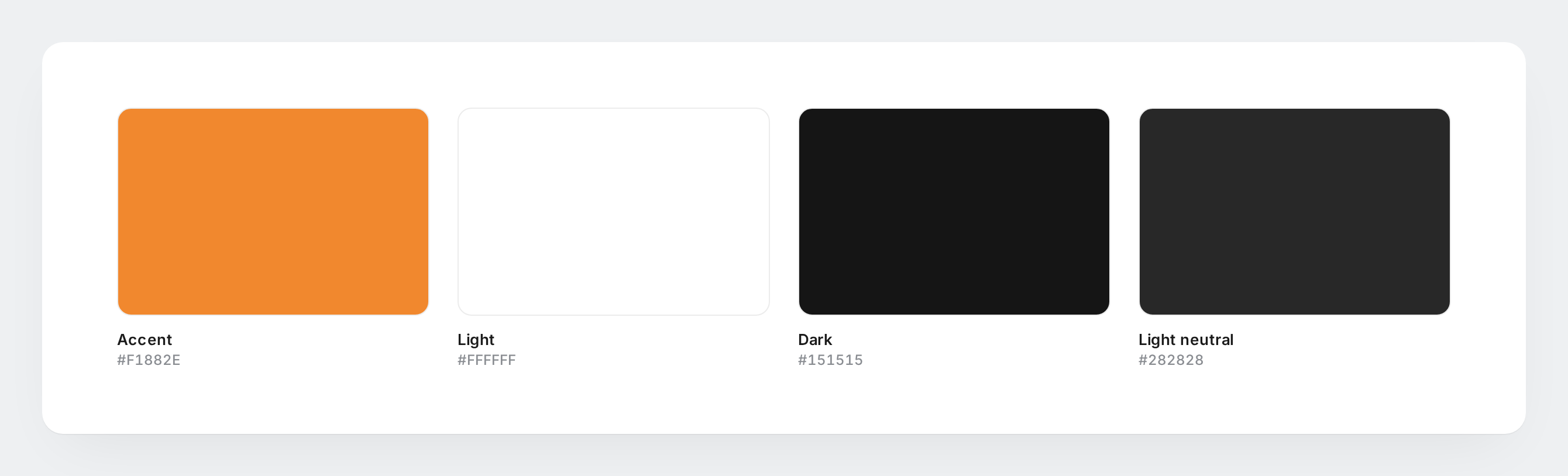 Color palette